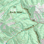 Wy Mule Deer Unit 151 Topographical Map Preview 2
