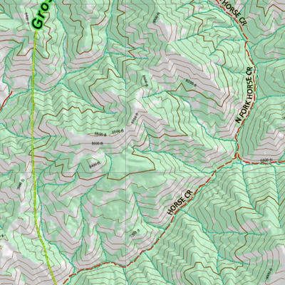 Wy Mule Deer Unit 152 Topographical Map Preview 3
