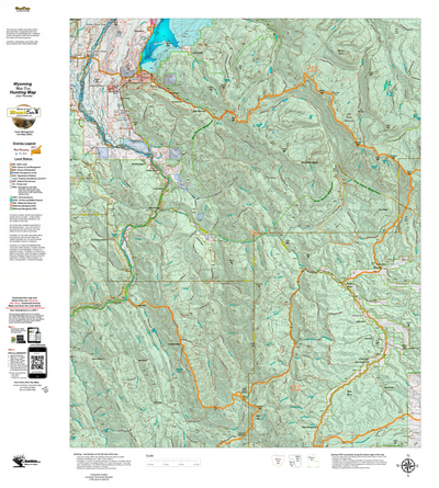 Wy Mule Deer Unit 152 with Land Ownership Preview 1