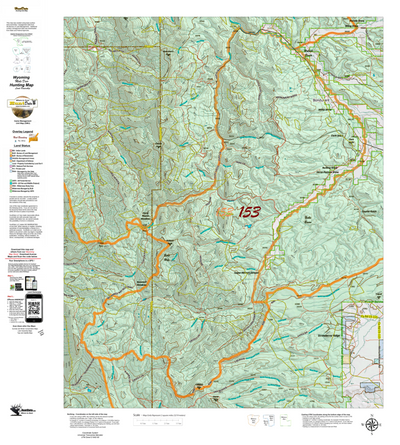 Wy Mule Deer Unit 153 Concentrations and Land Ownership Preview 1