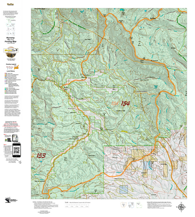 Wy Mule Deer Unit 154 Concentrations and Land Ownership Preview 1
