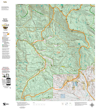 Wy Mule Deer Unit 154 with Land Ownership Preview 1