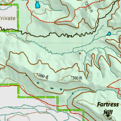 Wy Mule Deer Unit 154 with Land Ownership Preview 2