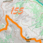 Wy Mule Deer Unit 155 Topographical Map Preview 2