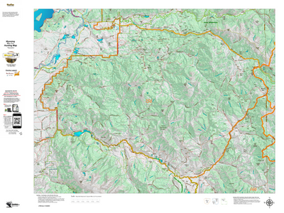 Wy Mule Deer Unit 156 Topographical Map Preview 1