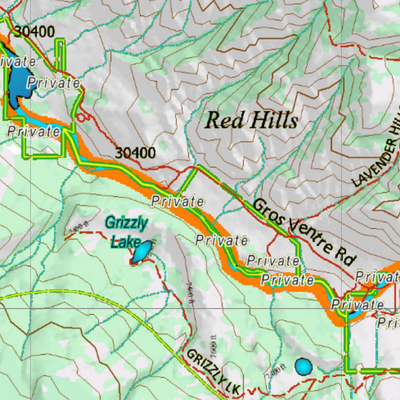 Wy Mule Deer Unit 156 Topographical Map Preview 3