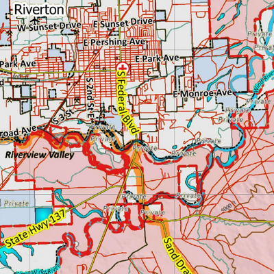 Wy Mule Deer Unit 157 with Land Ownership Preview 3