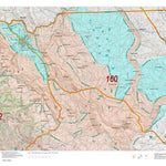 Wy Mule Deer Unit 160 Topo with Concentrations Preview 1