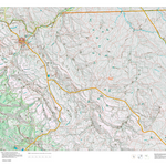 Wy Mule Deer Unit 160 Topographical Map Preview 1