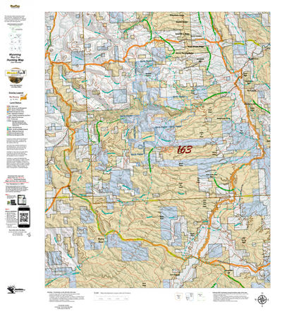 Wy Mule Deer Unit 163 Concentrations and Land Ownership Preview 1
