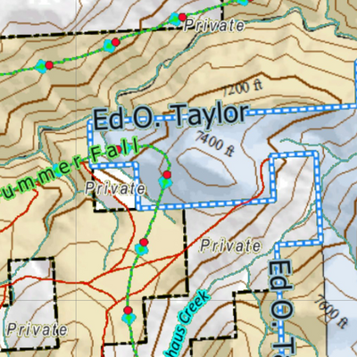 Wy Mule Deer Unit 163 Concentrations and Land Ownership Preview 3