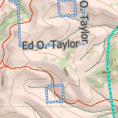 Wy Mule Deer Unit 163 Topo with Concentrations Preview 2