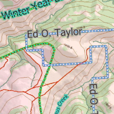 Wy Mule Deer Unit 163 Topo with Concentrations Preview 3