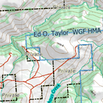 Wy Mule Deer Unit 163 Topographical Map Preview 3