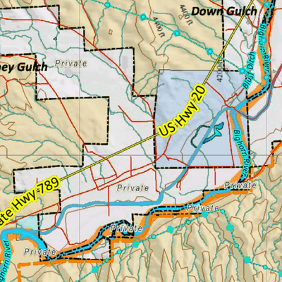 Wy Mule Deer Unit 164 Concentrations and Land Ownership Preview 3