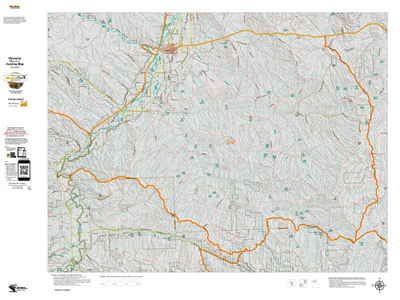 Wy Mule Deer Unit 164 Topographical Map Preview 1