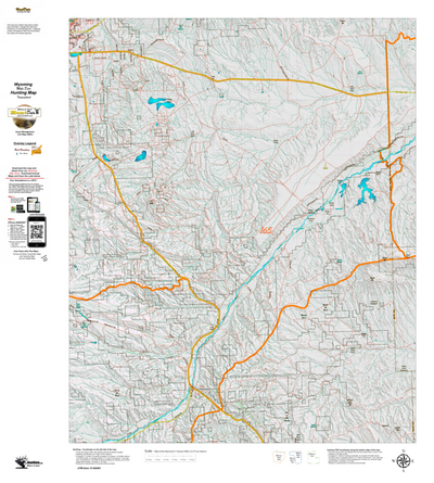 Wy Mule Deer Unit 165 Topographical Map Preview 1