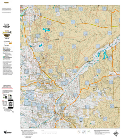 Wy Mule Deer Unit 165 with Land Ownership Preview 1