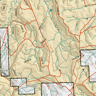 Wy Mule Deer Unit 165 with Land Ownership Preview 2