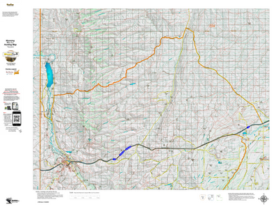 Wy Mule Deer Unit 168 Topographical Map Preview 1