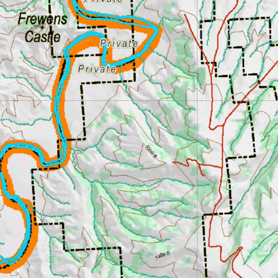 Wy Mule Deer Unit 169 Topographical Map Preview 3