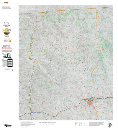 Wy Mule Deer Unit 17 Topographical Map Preview 1