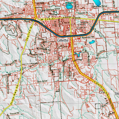 Wy Mule Deer Unit 17 Topographical Map Preview 3