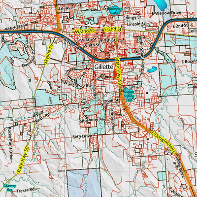 Wy Mule Deer Unit 17 with Land Ownership Preview 3