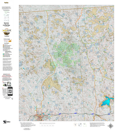 Wy Mule Deer Unit 18 Concentrations and Land Ownership Preview 1