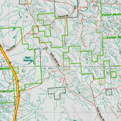 Wy Mule Deer Unit 18 Topographical Map Preview 2