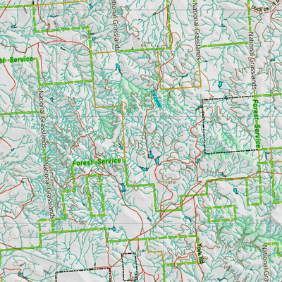 Wy Mule Deer Unit 18 Topographical Map Preview 3