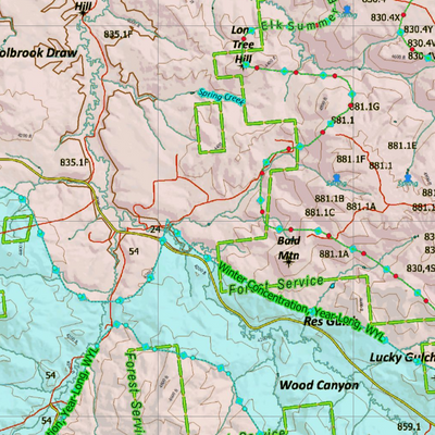 Wy Mule Deer Unit 2 Concentration Areas Preview 2