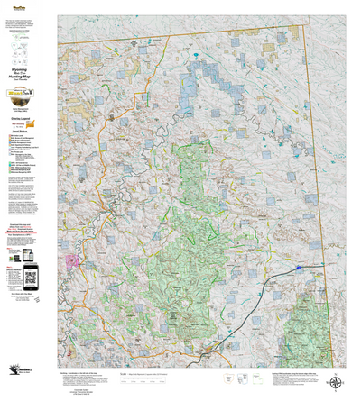 Wy Mule Deer Unit 2 Concentrations and Land Ownership Preview 1