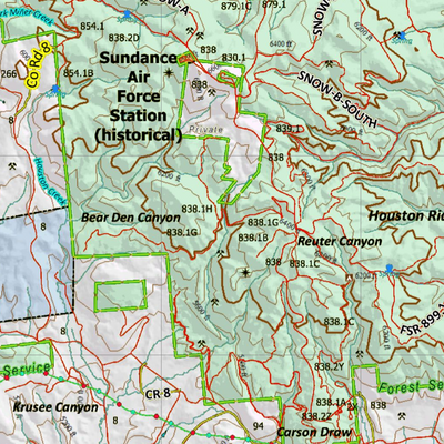 Wy Mule Deer Unit 2 Concentrations and Land Ownership Preview 3