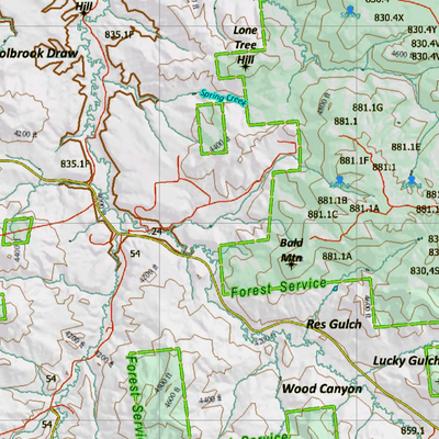 Wy Mule Deer Unit 2 with Land Ownership Preview 2