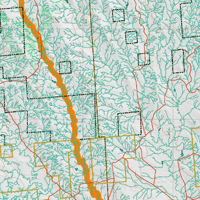 Wy Mule Deer Unit 21 Topographical Map Preview 3