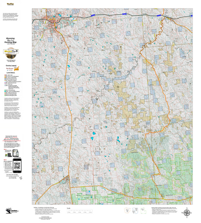Wy Mule Deer Unit 21 with Land Ownership Preview 1