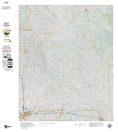 Wy Mule Deer Unit 22 Topographical Map Preview 1