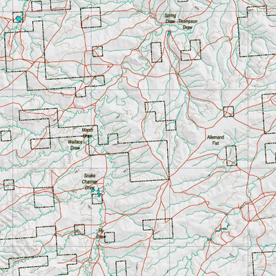 Wy Mule Deer Unit 22 Topographical Map Preview 2