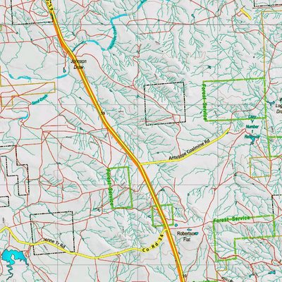 Wy Mule Deer Unit 22 Topographical Map Preview 3