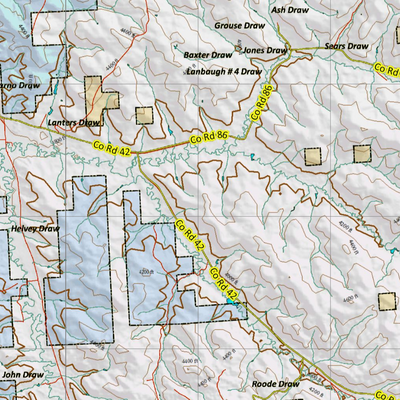 Wy Mule Deer Unit 23 with Land Ownership Preview 2