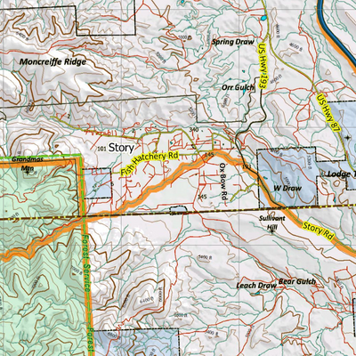 Wy Mule Deer Unit 23 with Land Ownership Preview 3