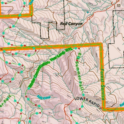 Wy Mule Deer Unit 24 Concentration Areas Preview 3