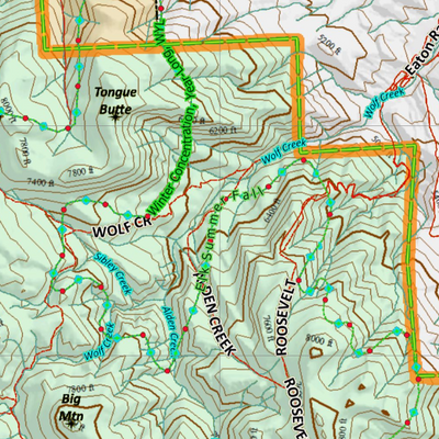 Wy Mule Deer Unit 24 Concentrations and Land Ownership Preview 2