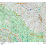 Wy Mule Deer Unit 24 Topographical Map Preview 1