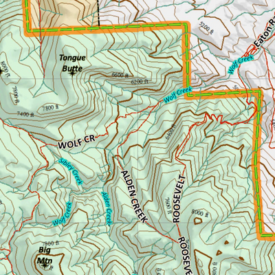Wy Mule Deer Unit 24 with Land Ownership Preview 2