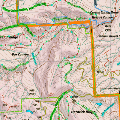 Wy Mule Deer Unit 25 Concentration Areas Preview 3