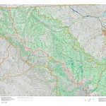 Wy Mule Deer Unit 25 Topographical Map Preview 1