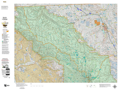 Wy Mule Deer Unit 25 with Land Ownership Preview 1