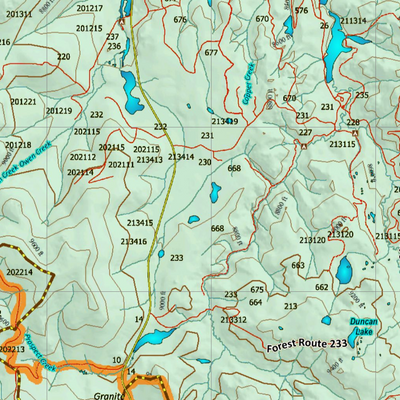 Wy Mule Deer Unit 25 with Land Ownership Preview 2